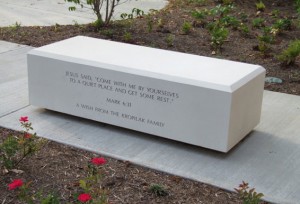 Memorial Bench in GFRC