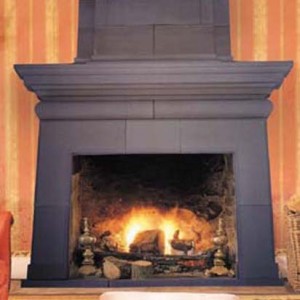 Fireplace in Glass Fiber Reinforced Concrete
